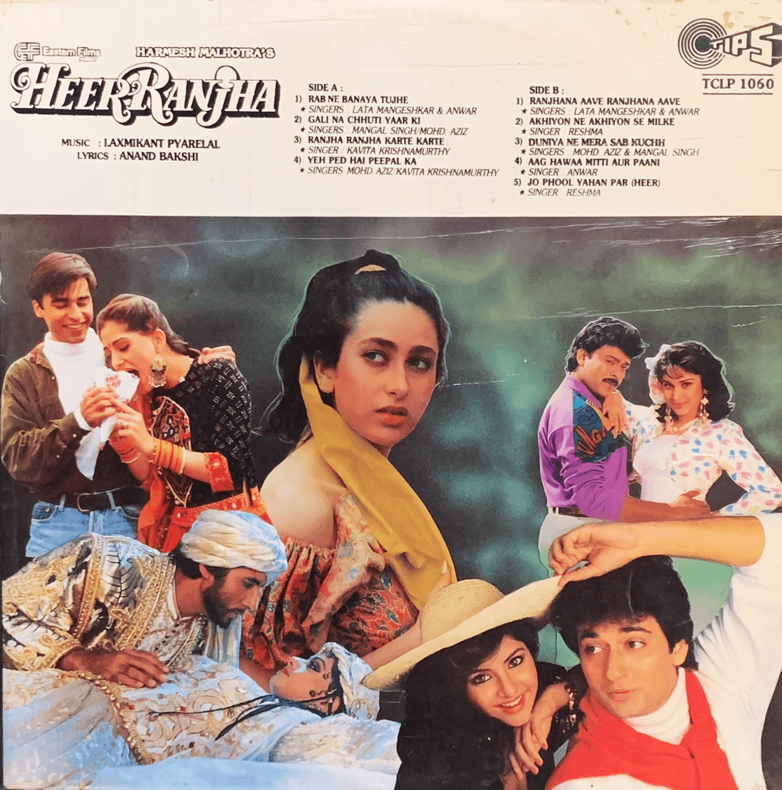 HEER RANJHA-LAXMIKANT PYARELAL-VINYL LP Vinyl Records Bollywood | Indian Music Store